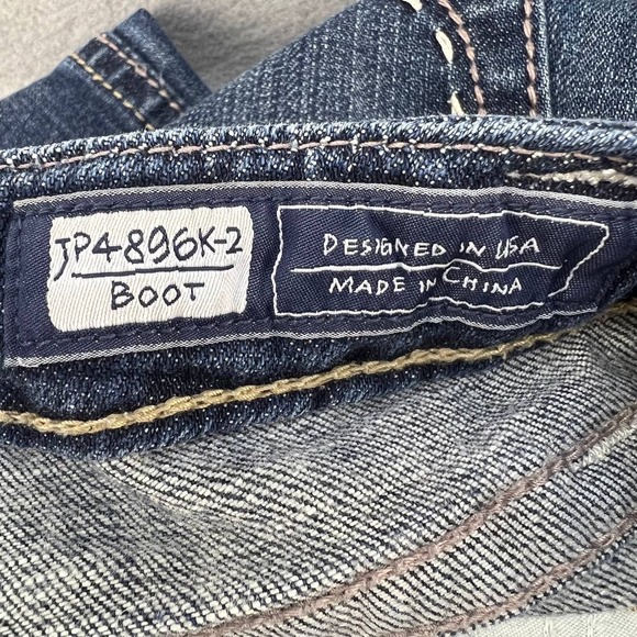 Miss Me Women's Bootcut Jeans Size 27 Button Flap Pockets Y2K - Picture 13 of 15